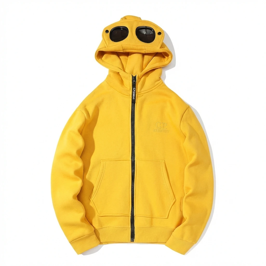 C.P. Trendy and Cool Style Yellow Hoodie
