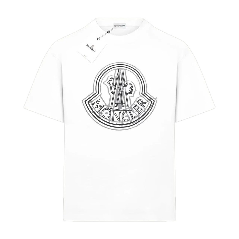 Moncler classic and simple style white T-shirt