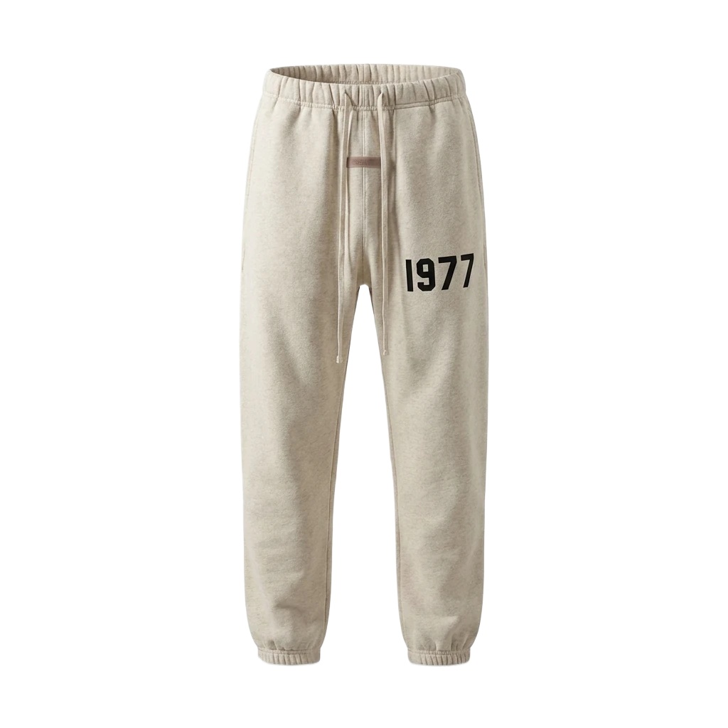 ESSENTIALS 1977 Minimalist Style Light Gray Pants