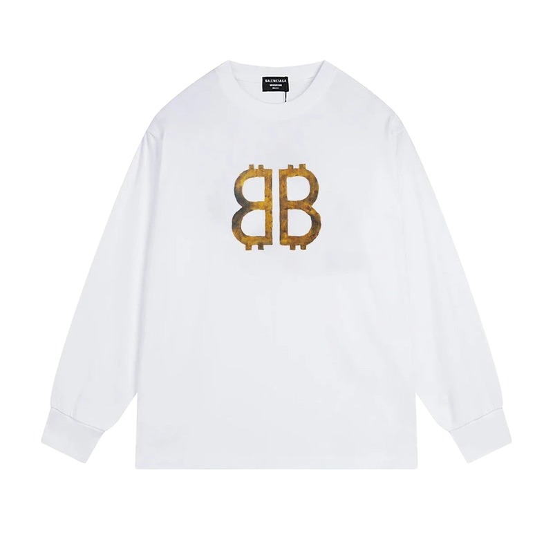 Balenciaga BB Print White T-shirt