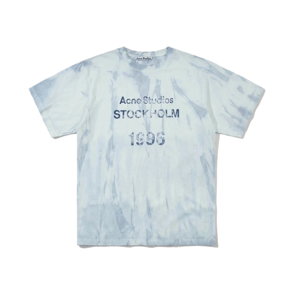 Acne Studios Tie - Dye Style White T - Shirt