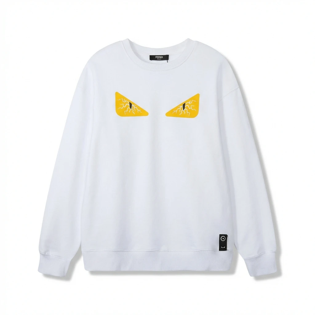 Fendi Little Monster White Sweatshirt