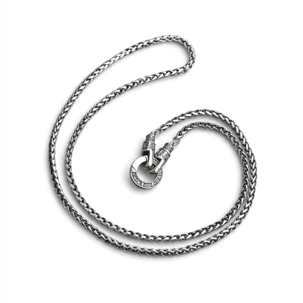 Chrome Hearts Retro Style Silver Necklace