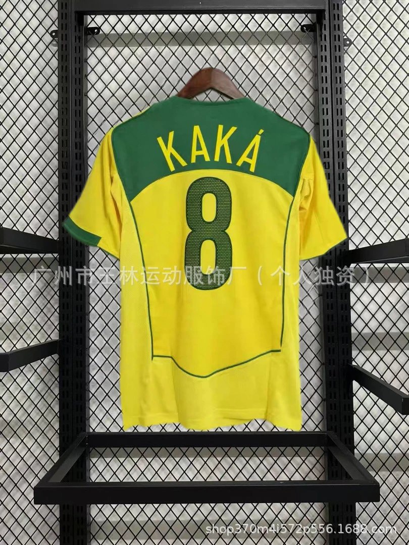 AC Milan Classic Kaka #22 soccer jersey Black Red Striped with Travel-Friendly Style
