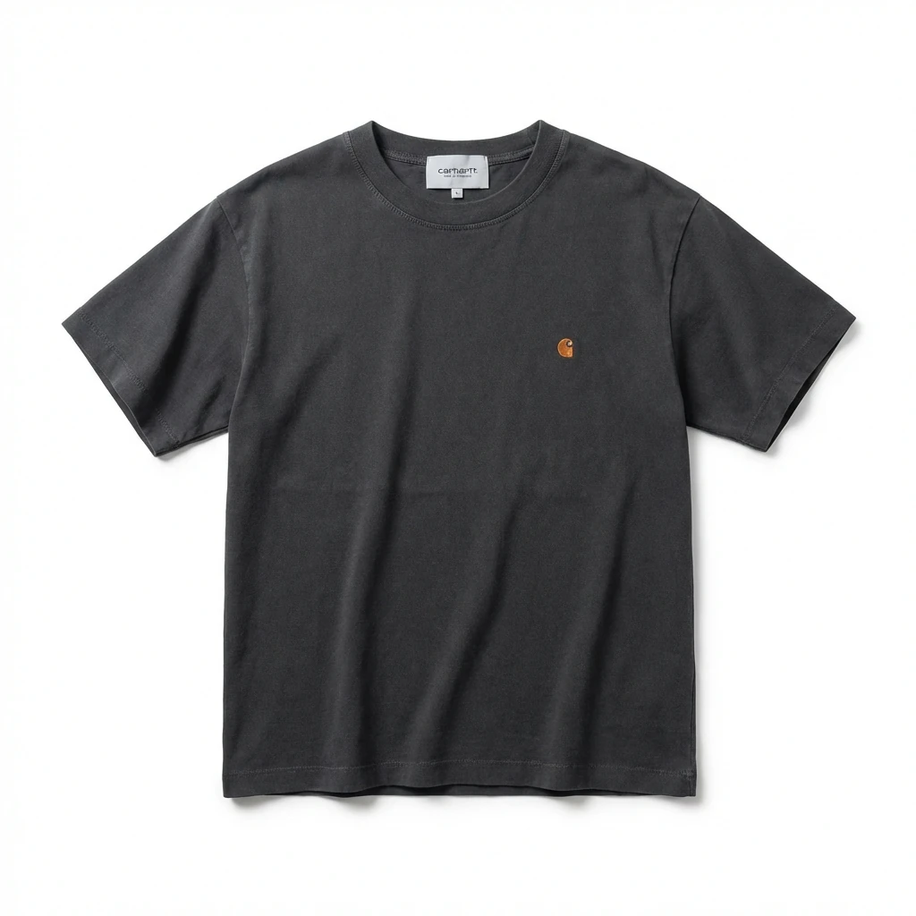 Carhartt Basic Simple Style Black T-shirt