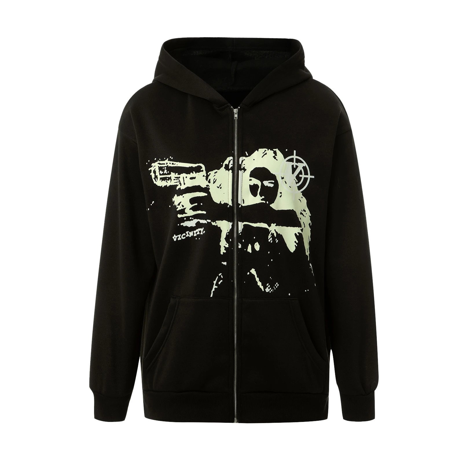 Stussy Travel Graphic zip hoodie Navy Distressed Face with Modern Look