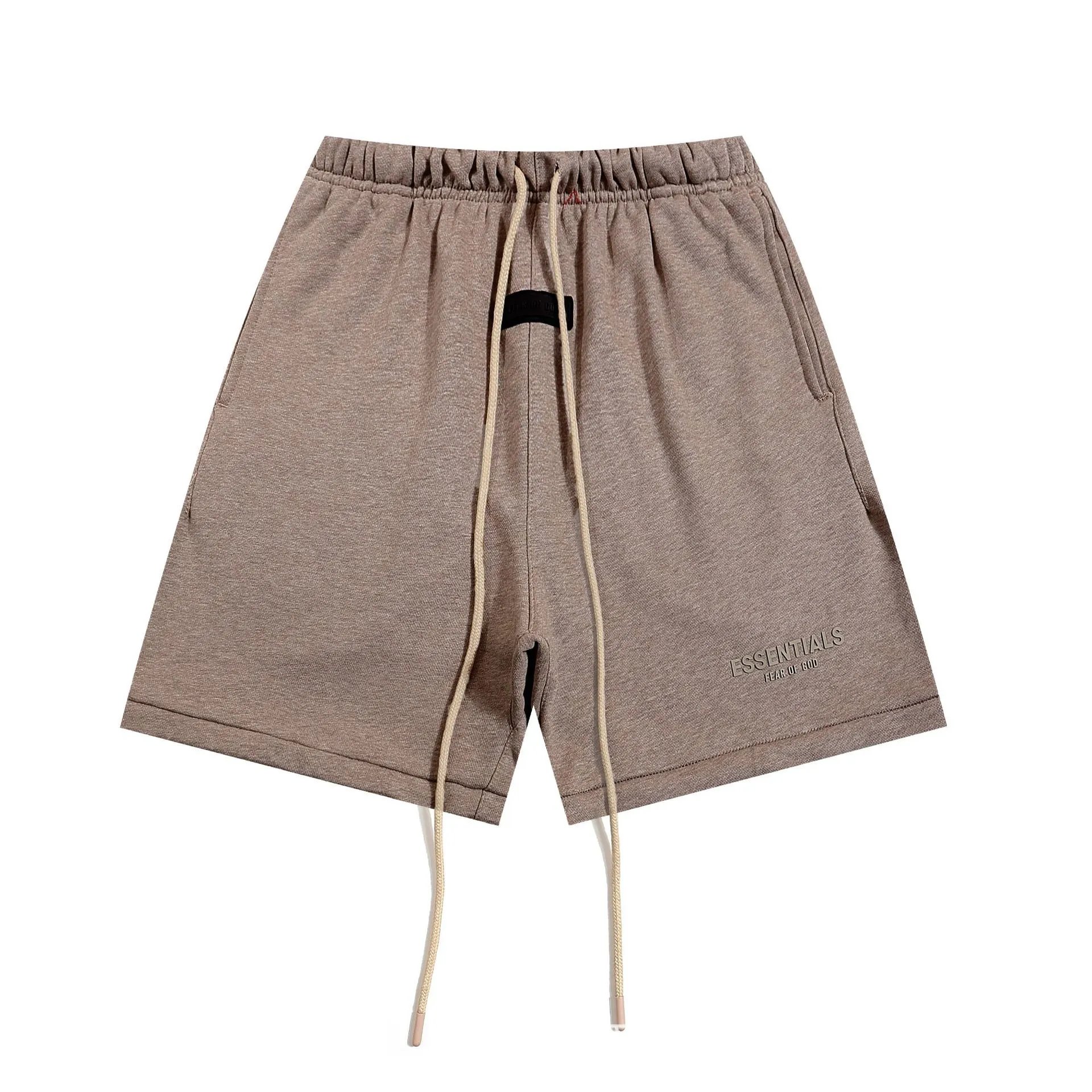 ESSENTIALS Basic Khaki Shorts