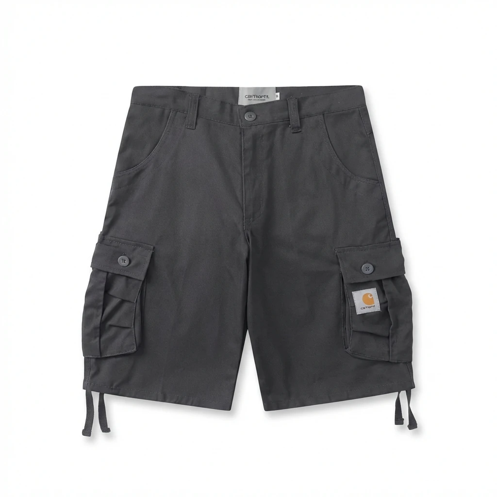Carhartt workwear style dark grey shorts