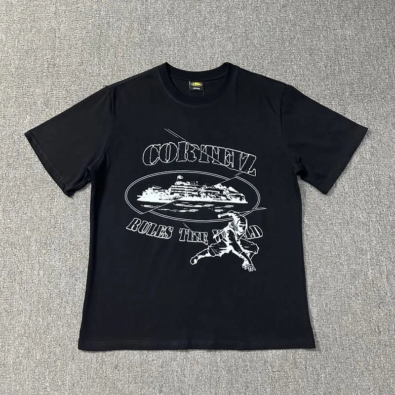 Corteiz Lightweight Logo T-shirt Black Corteiz for Trend Styling
