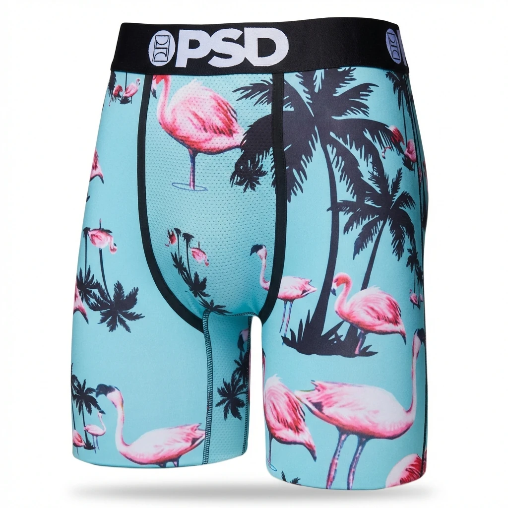 PSD Tropical Style Blue Boxer Shorts