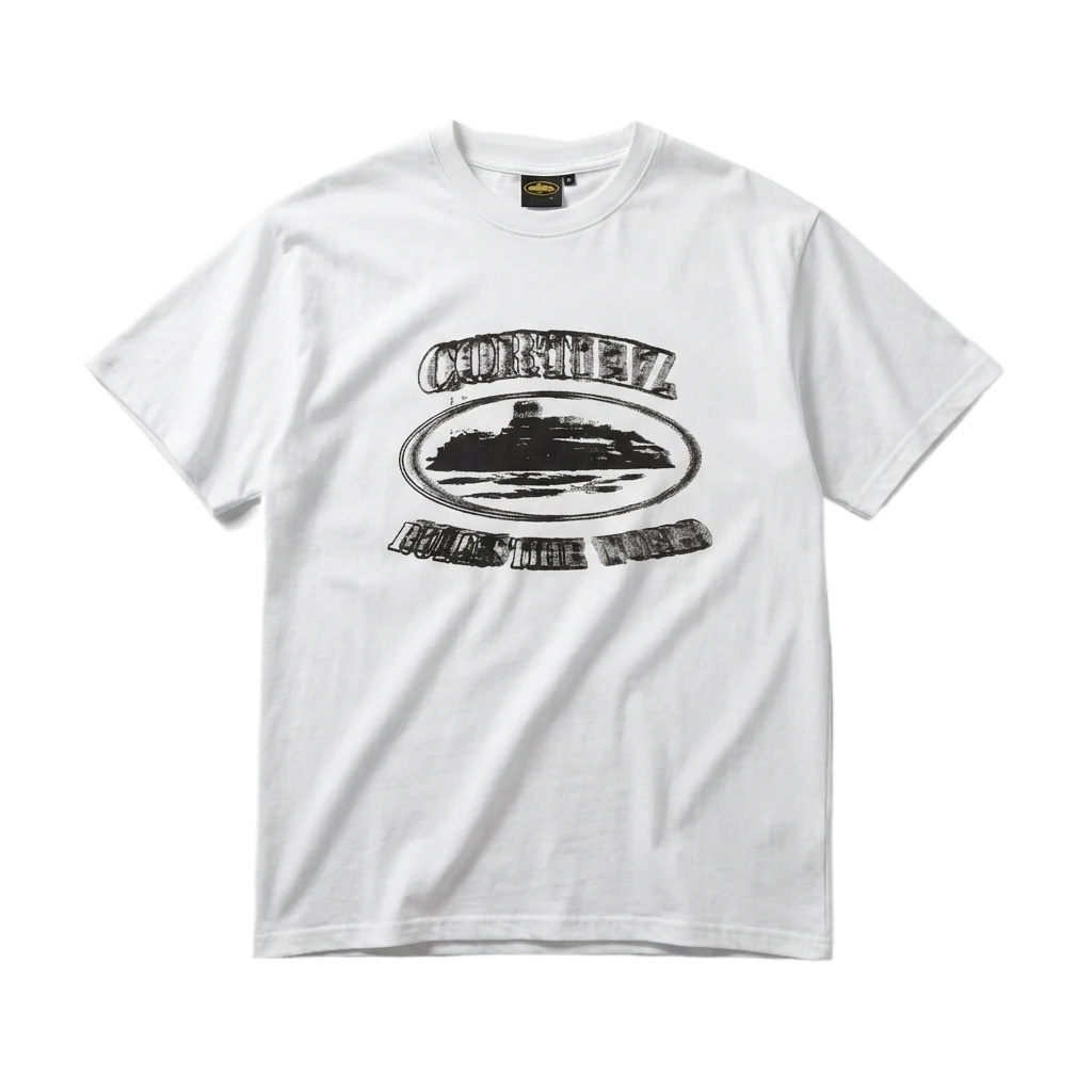 Corteiz retro-style white T-shirt