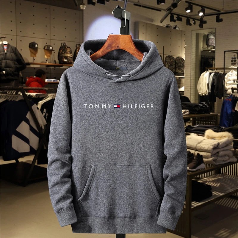 Tommy Hilfiger Daily Logo hoodie White Tommy Hilfiger for City Outfits
