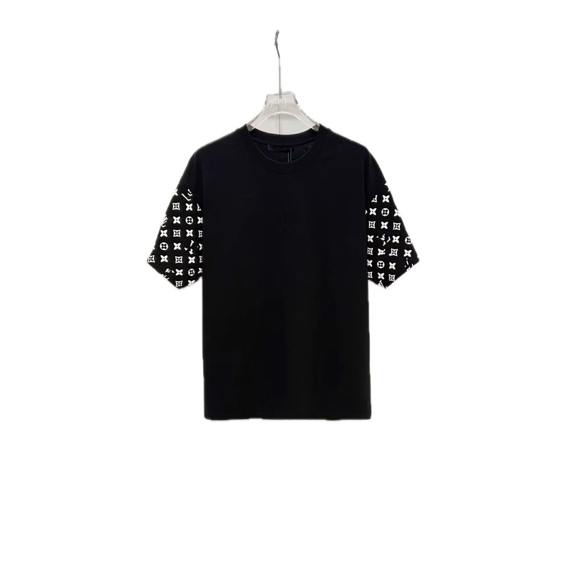 Louis Vuitton Monogram Trendy Black Short-Sleeve T-Shirt
