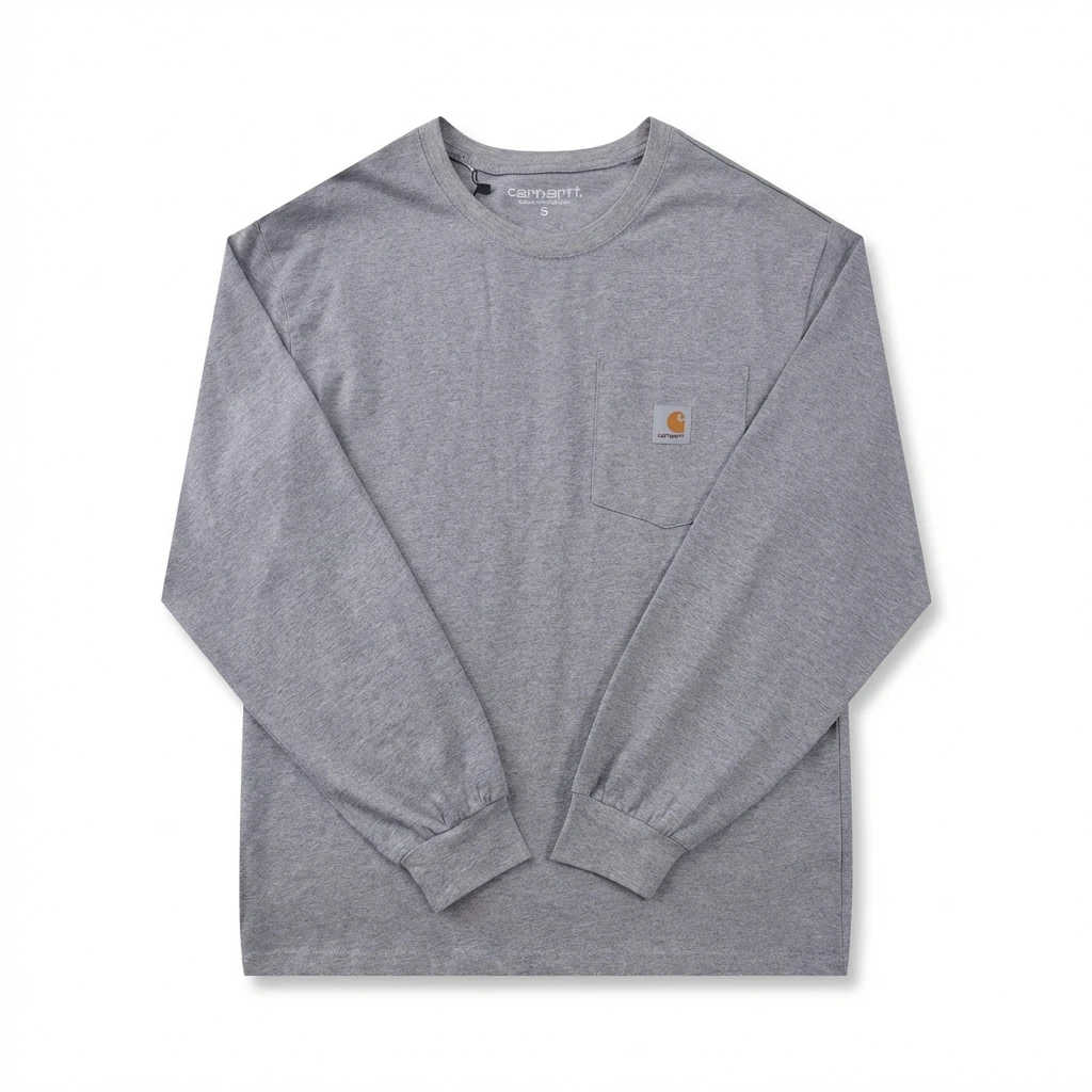 Carhartt classic American style grey long-sleeve