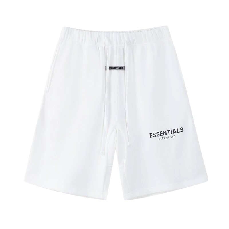 ESSENTIALS minimalist style white shorts
