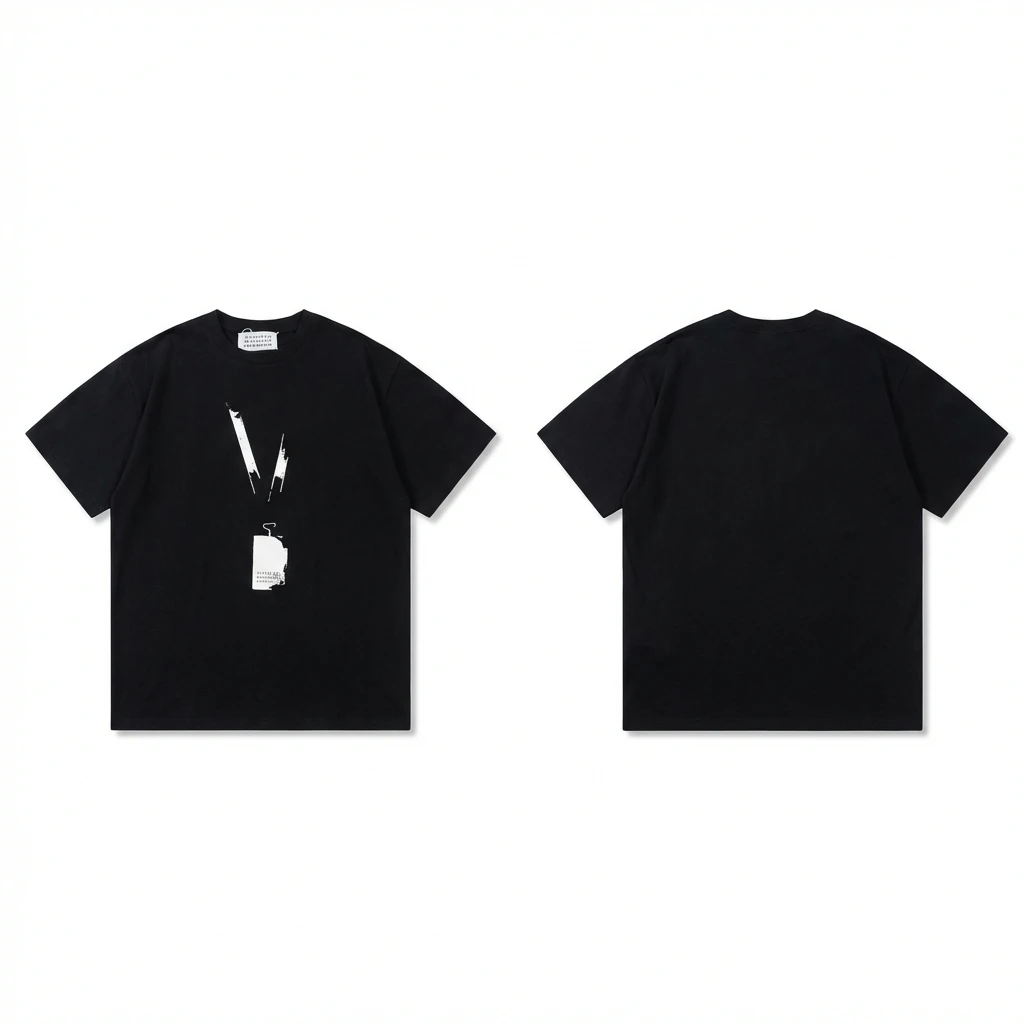 Maison Margiela minimalist black T-shirt