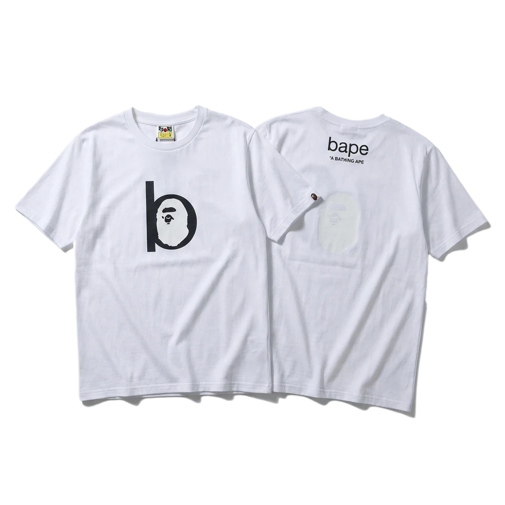 Bape Ape Head Simple White T-shirt