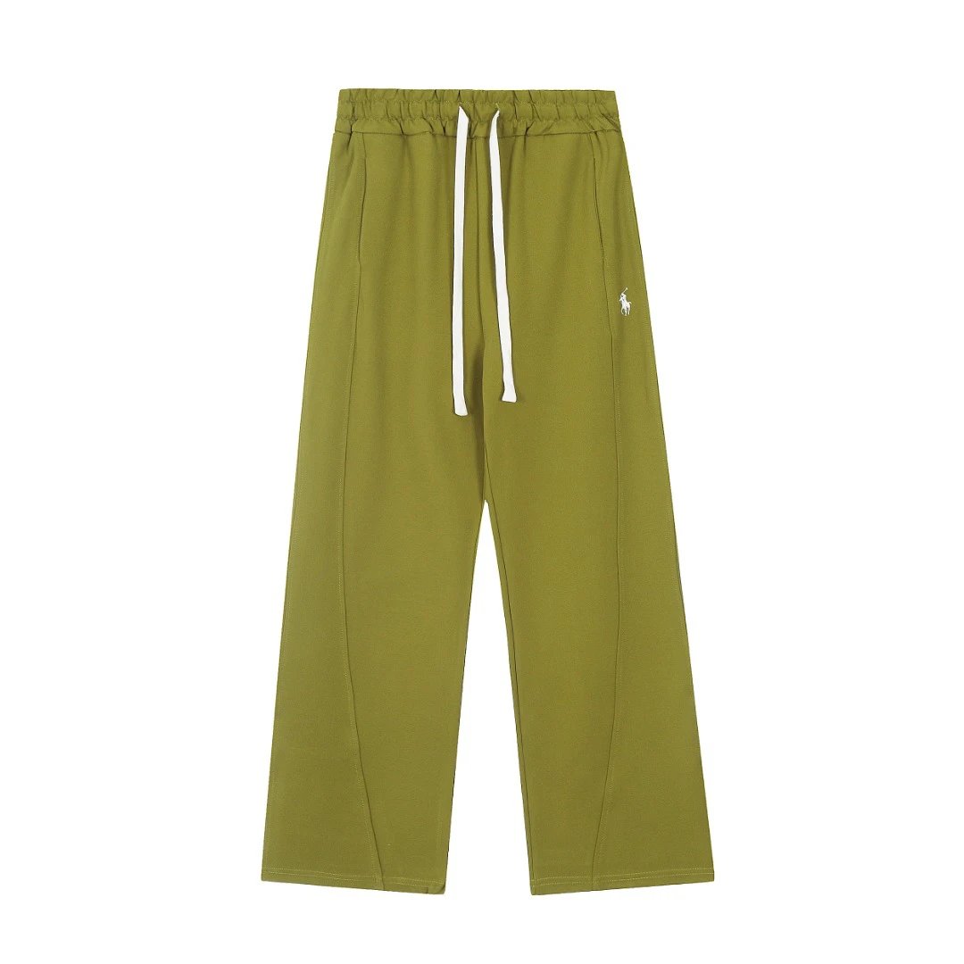 Olive RalphLauren Drawstring Casual Pants - Streetwear Edit