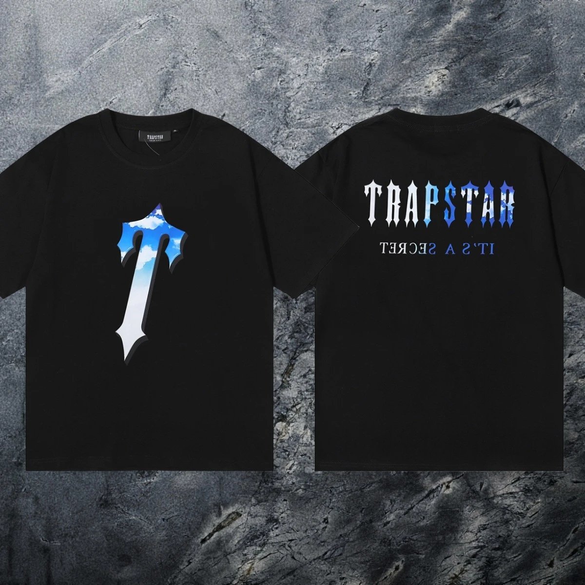 Trapstar Logo Detail Keys graphic T-shirt Black White Key with Functional Detail