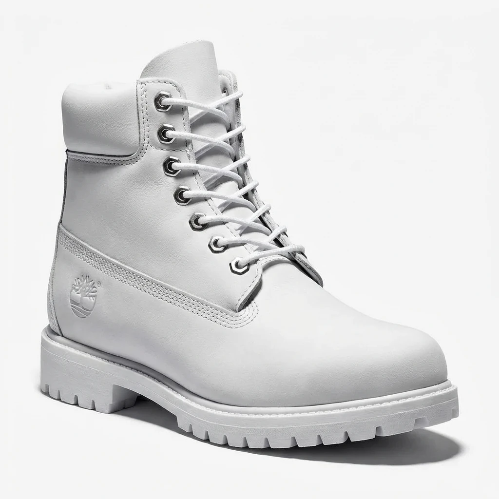 Timberland classic white work boots