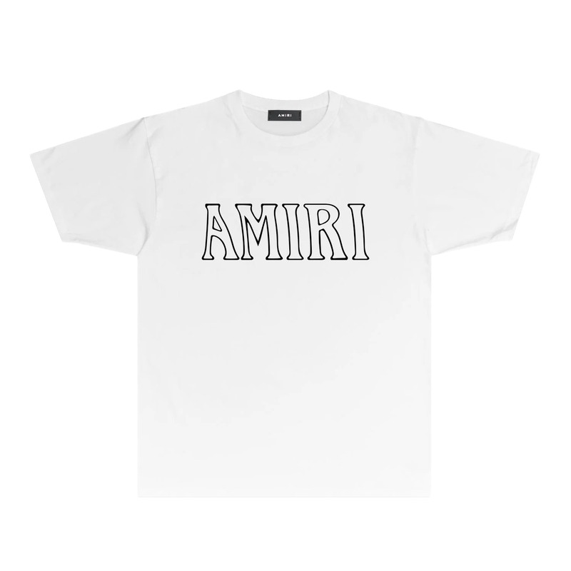 AMIRI Basic Style Simple White T-shirt