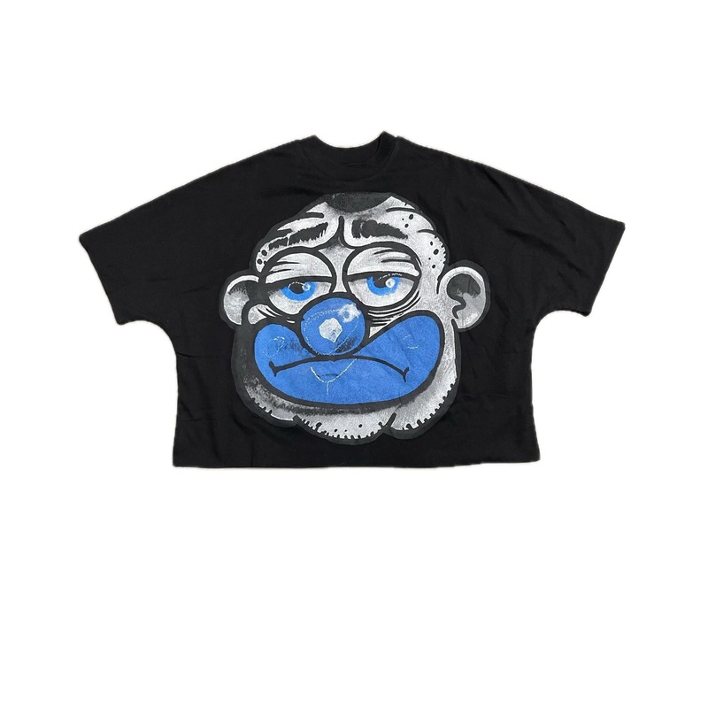Billionaire Cartoon Trendy Brand Black T-shirt