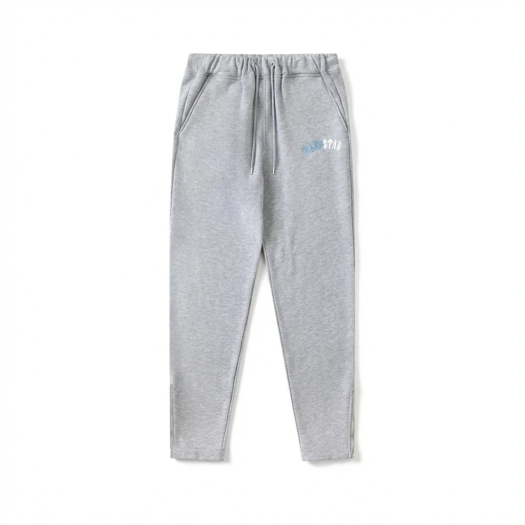 Trapstar minimalist light gray sweatpants