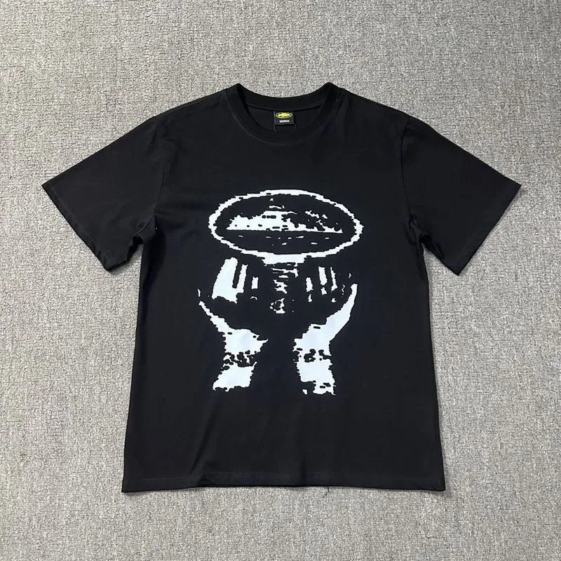 Corteiz Resort Logo T-shirt Black Corteiz for Travel Looks