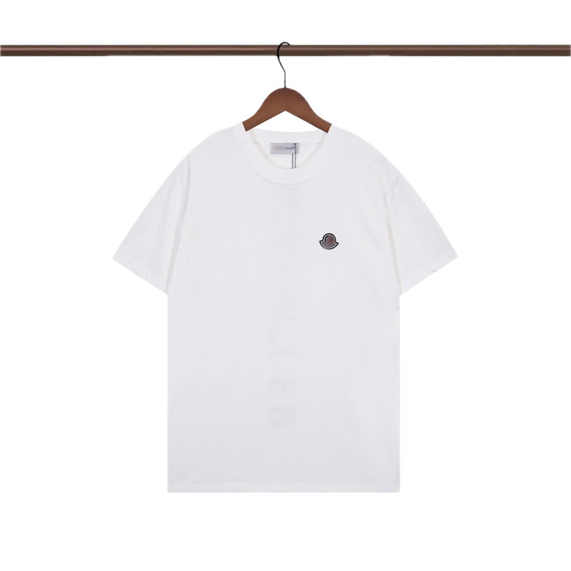 Moncler Classic Minimalist Style White Short-sleeve T-shirt