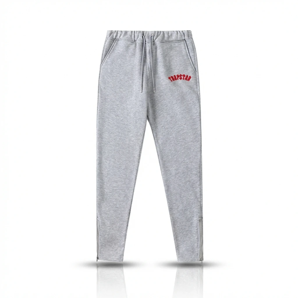 Trapstar trendy and cool style grey sweatpants