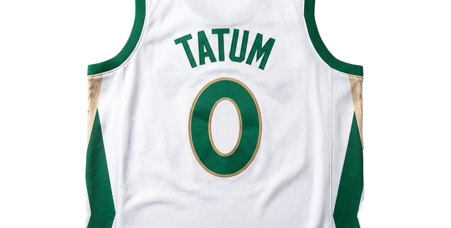 Tatum Series Green and White Basketball Vest