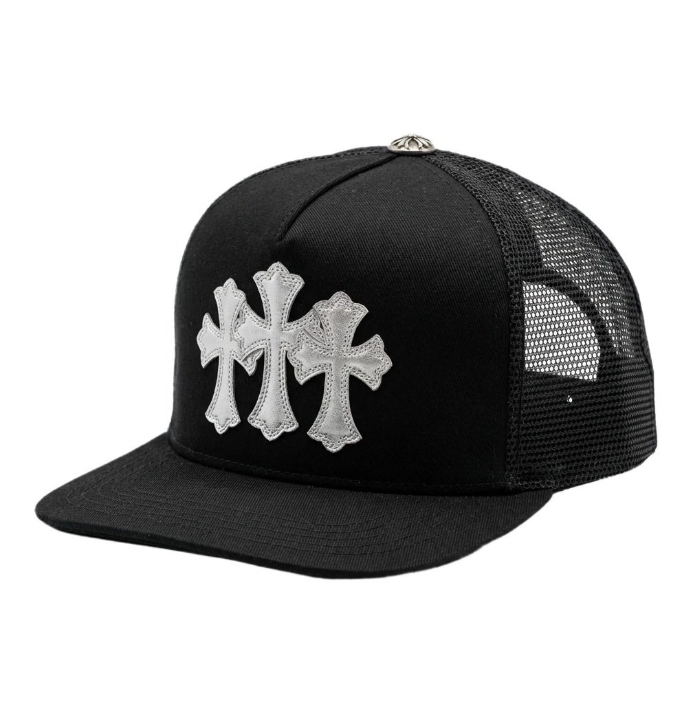 Chrome Hearts Silver Jewelry Black Tide Hat
