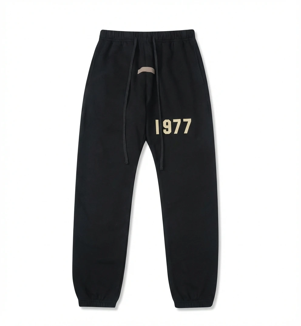 ESSENTIALS 1977 Casual Style Black Pants