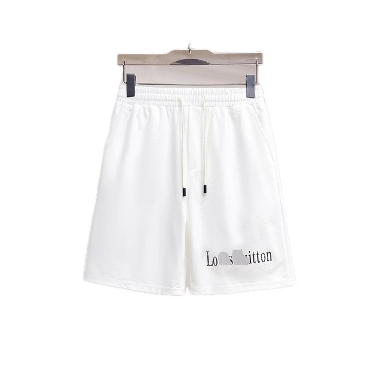 Louis Vuitton Letter Print Casual Style White Shorts