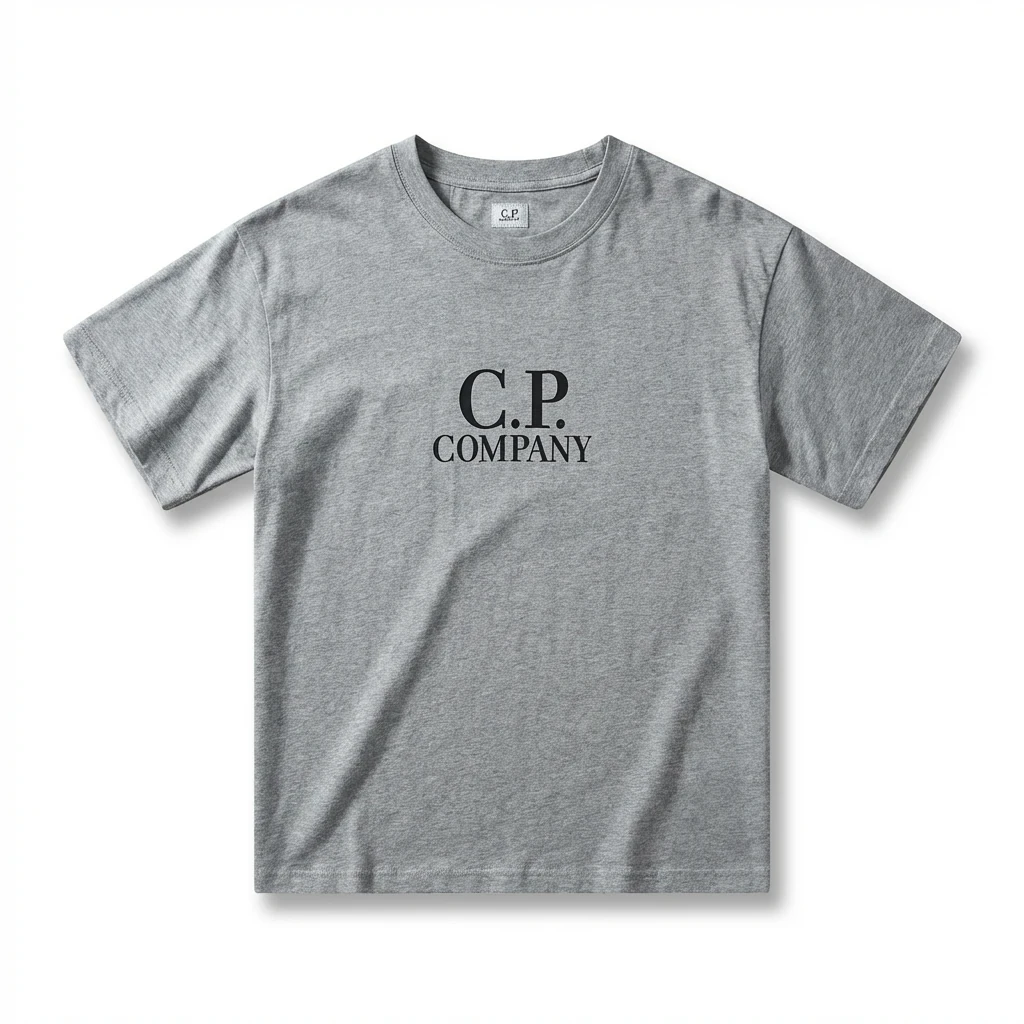 C.P. Simple Style Grey T-shirt