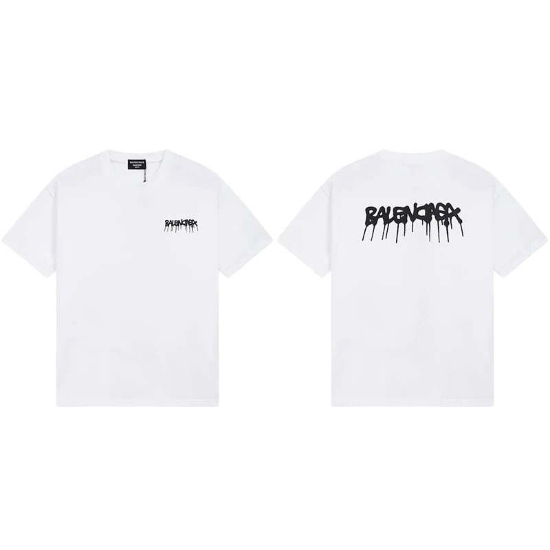Balenciaga Graffiti Style White T-shirt