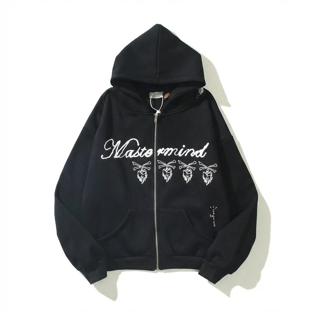 Mastermind Dark Style Hooded Coat
