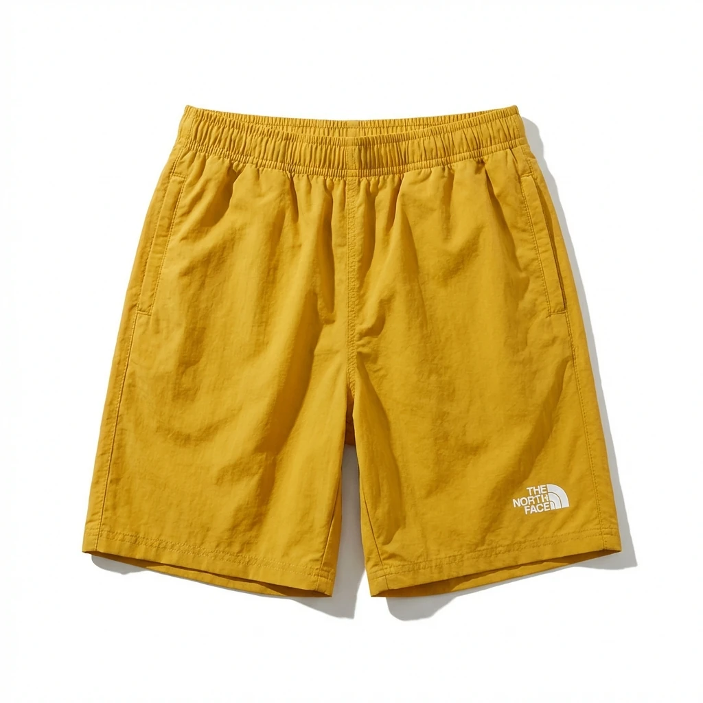 The North Face casual style yellow shorts