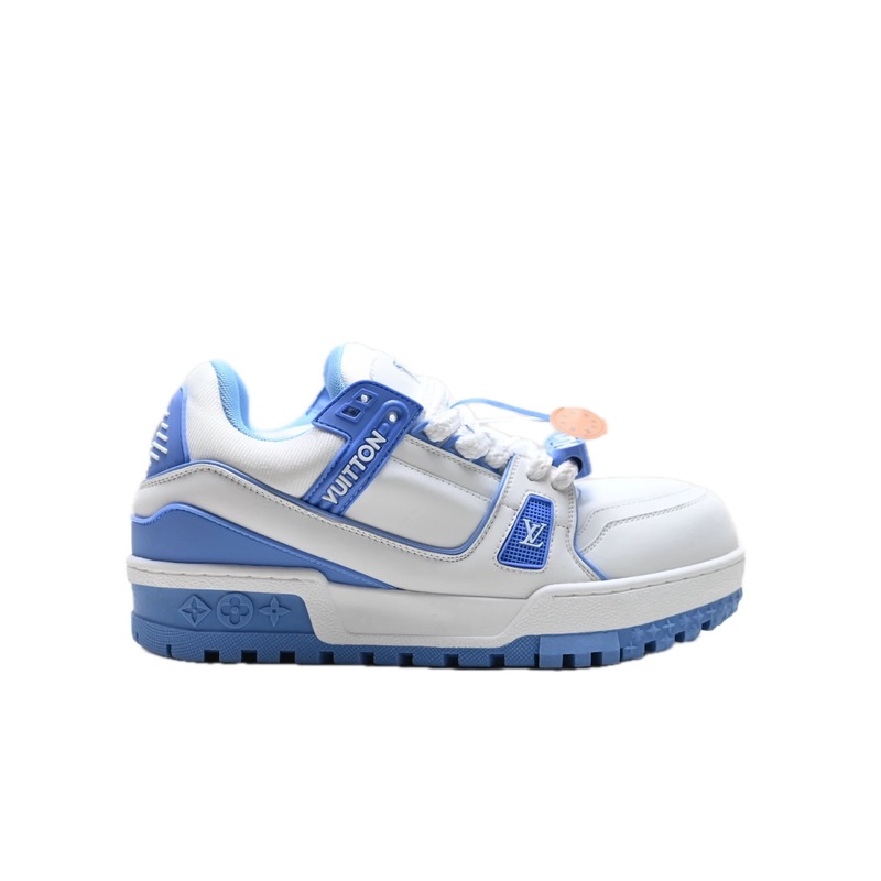 Louis Vuitton classic blue and white casual shoes