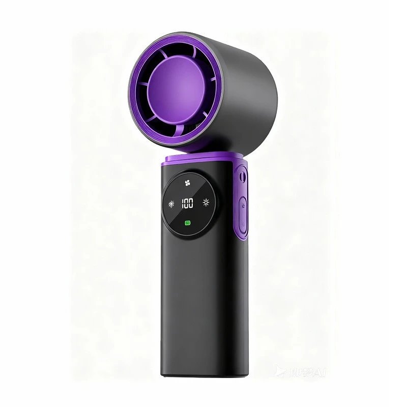 Personal Handheld Cooling Fan For Compact Cooling Gray Basic Version