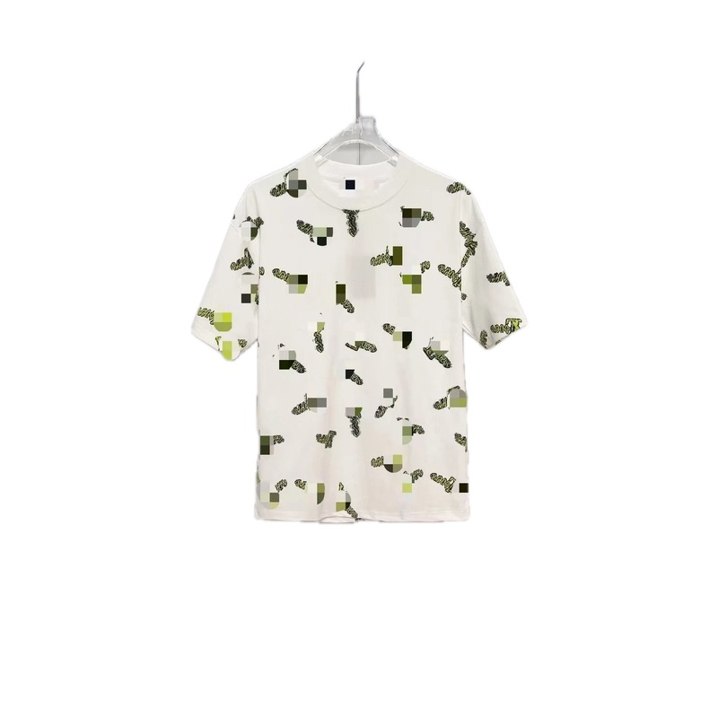 Louis Vuitton All-over Print Streetwear Style White T-Shirt