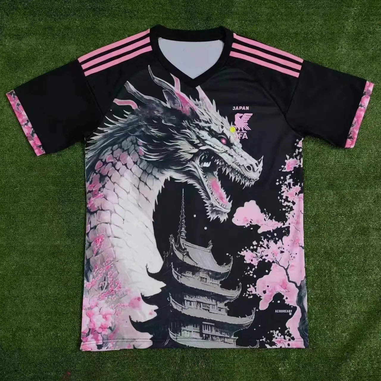 Real Madrid Sport Colorway Dragon Soccer Jersey Relaxed Styling