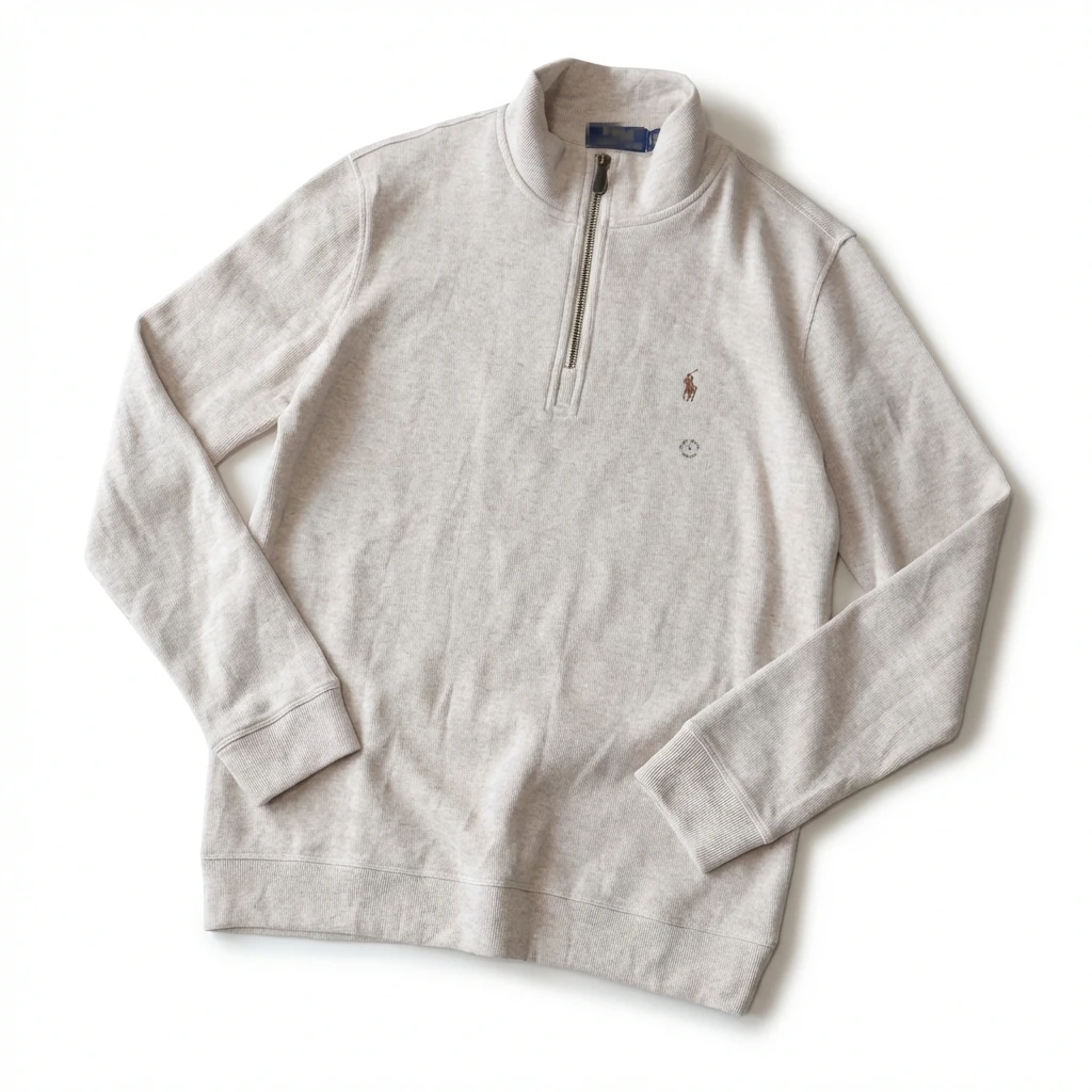 Classic light gray sweatshirt of Ralph Lauren