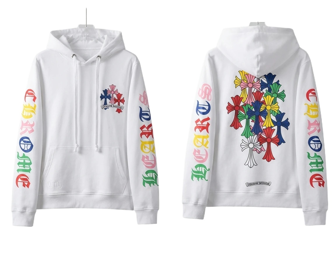 Chrome Hearts Colored Cross Hoodie