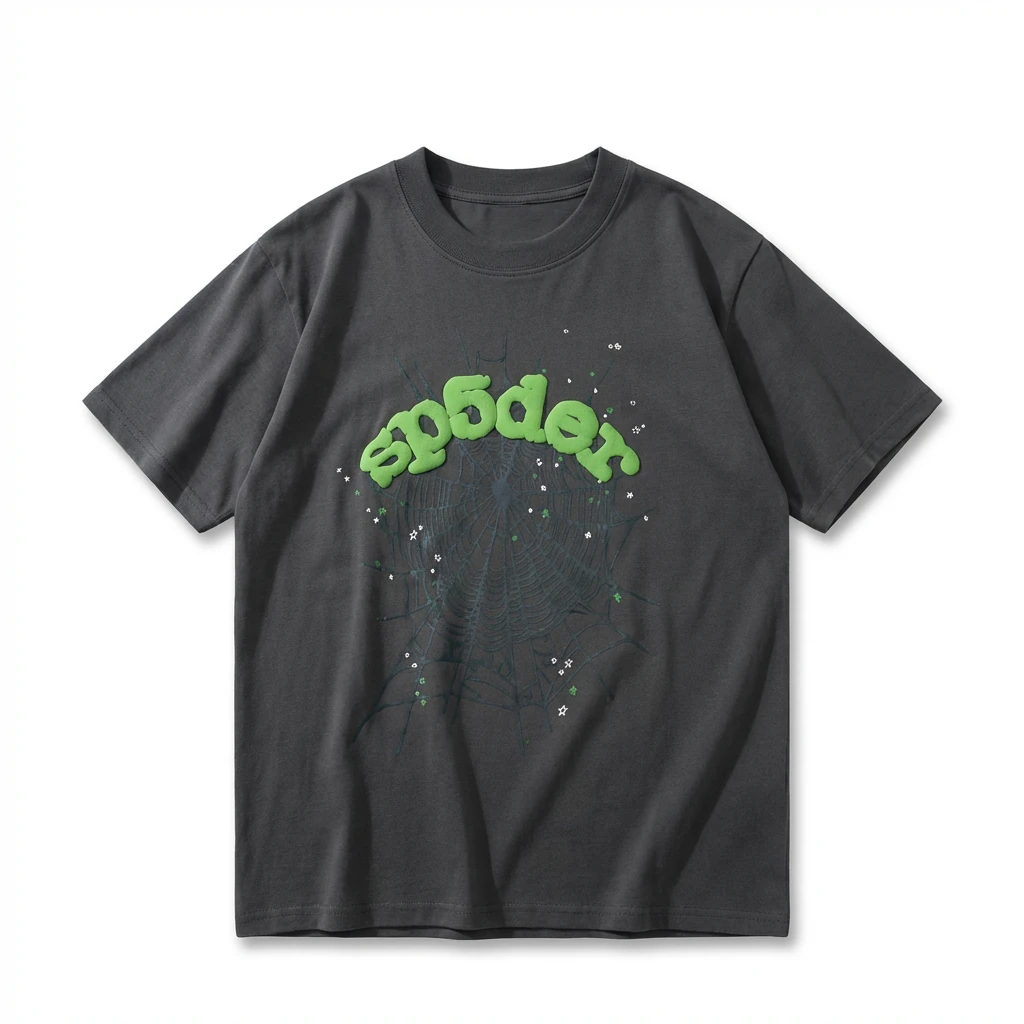 Sp5der Dark Style Black T-shirt