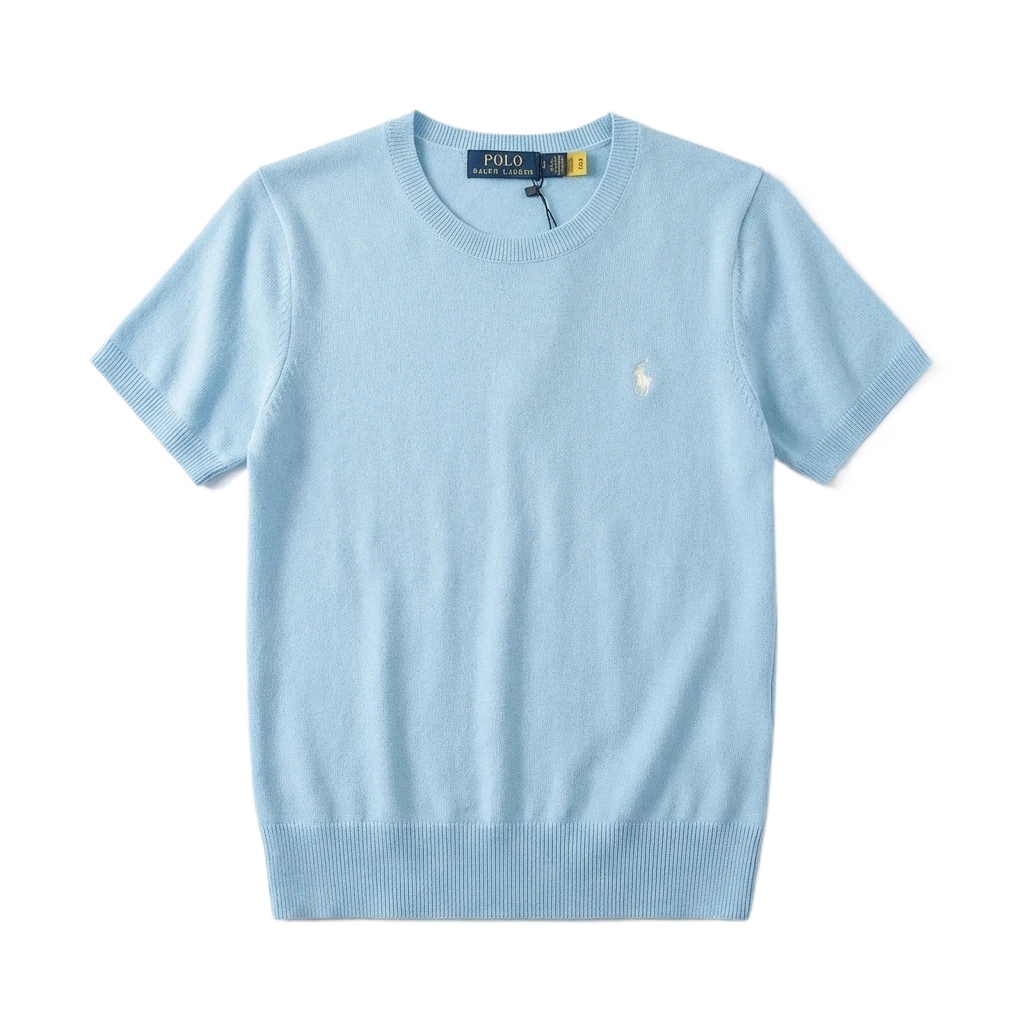 Ralph Lauren POLO simple style light blue short-sleeve