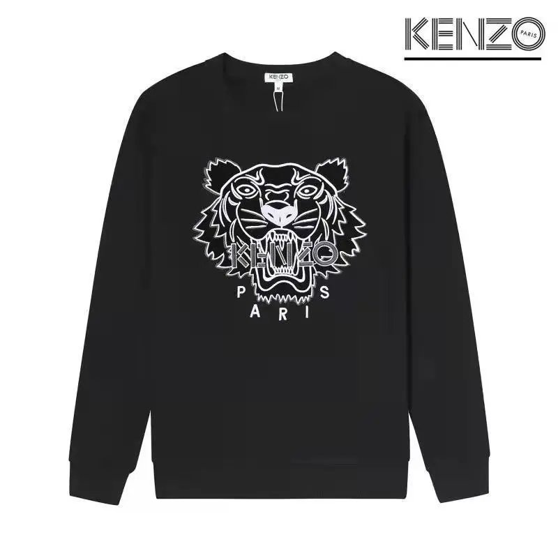 Kenzo Style Kc25 Tiger SweatShirt Minimal Look Graphic
