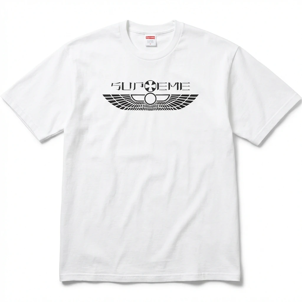 Supreme Wing Wind White T-shirt