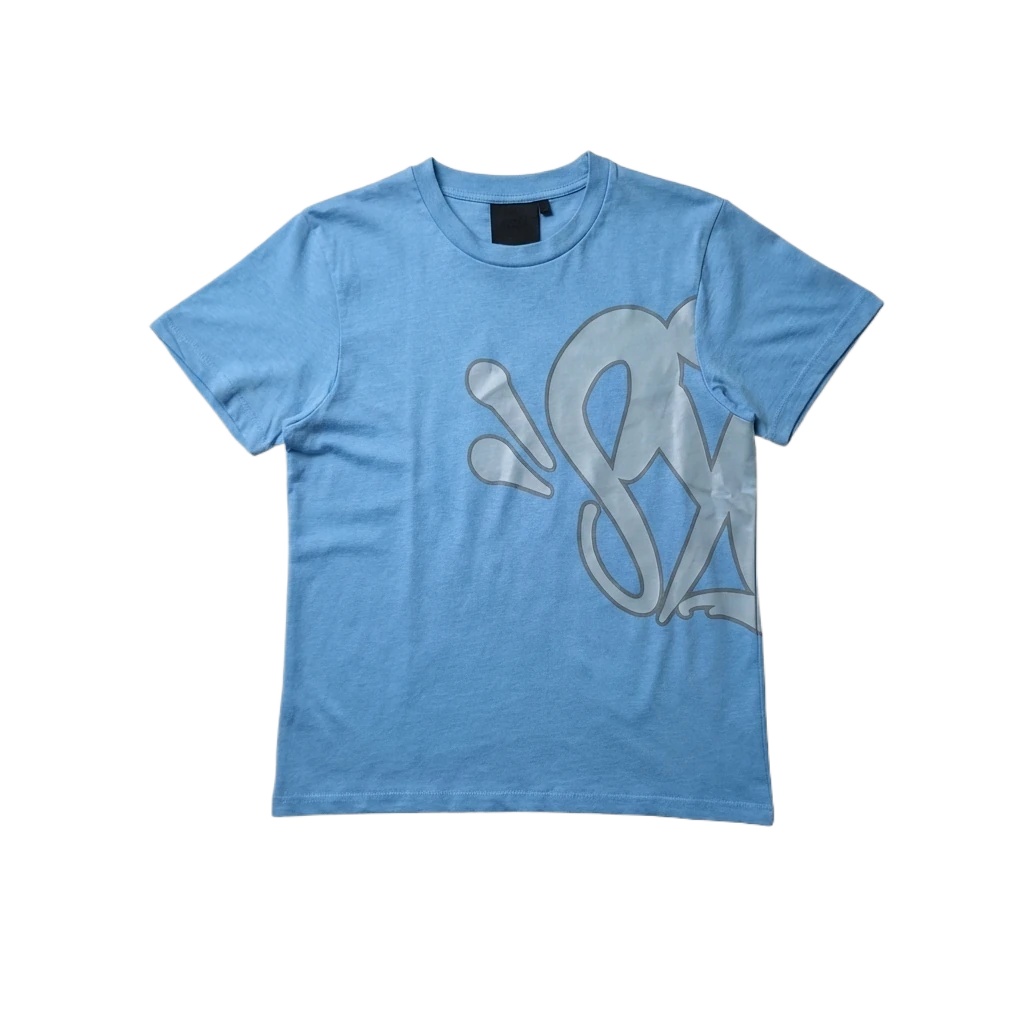 SynaWorld Graffiti-style Blue T-shirt