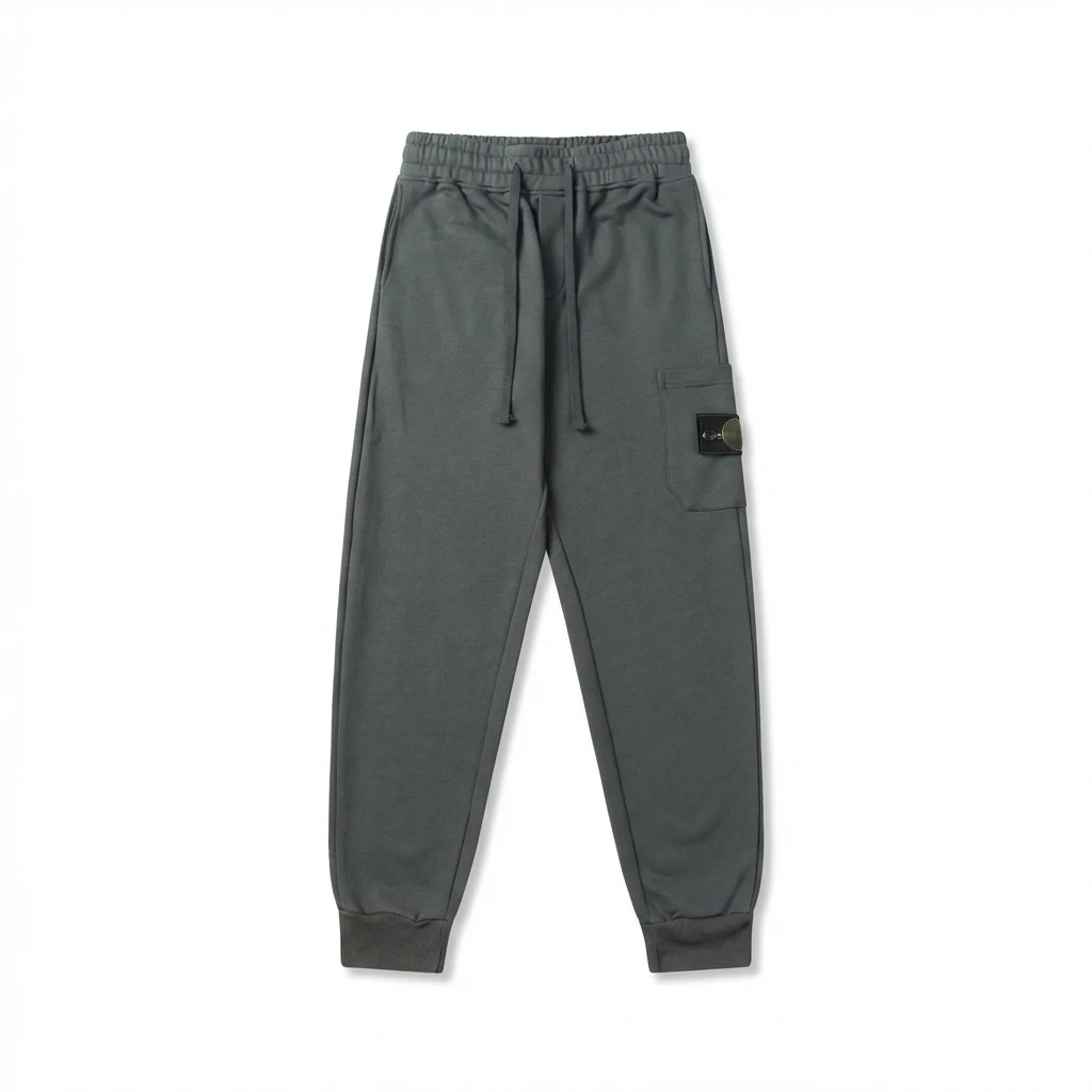 Stone Island workwear style dark grey sweatpants
